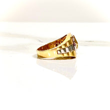 Bicolor Star Ring - 14 carat gold 0060 - GRV2