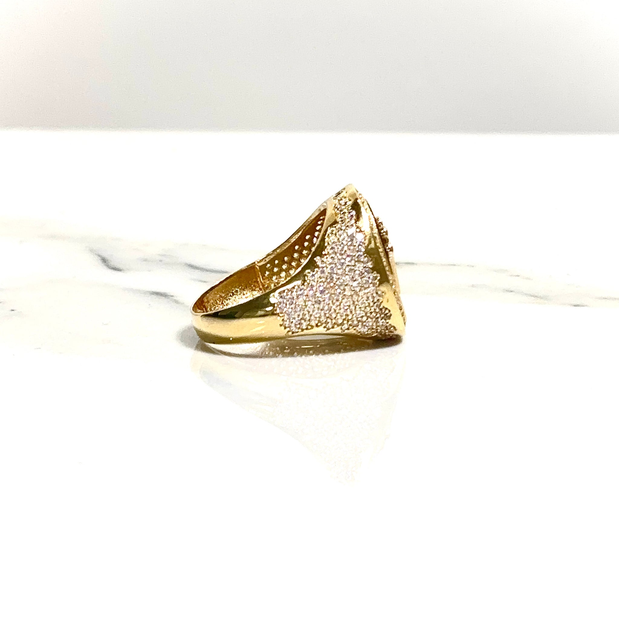 Crown Ring - 18 carat gold 0064 GRV2