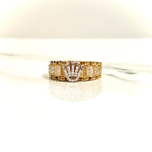 Crown Ring - 14 carat gold 0067 - GRV2