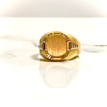 Bicolor Signet Ring - 18 carat gold GRV2