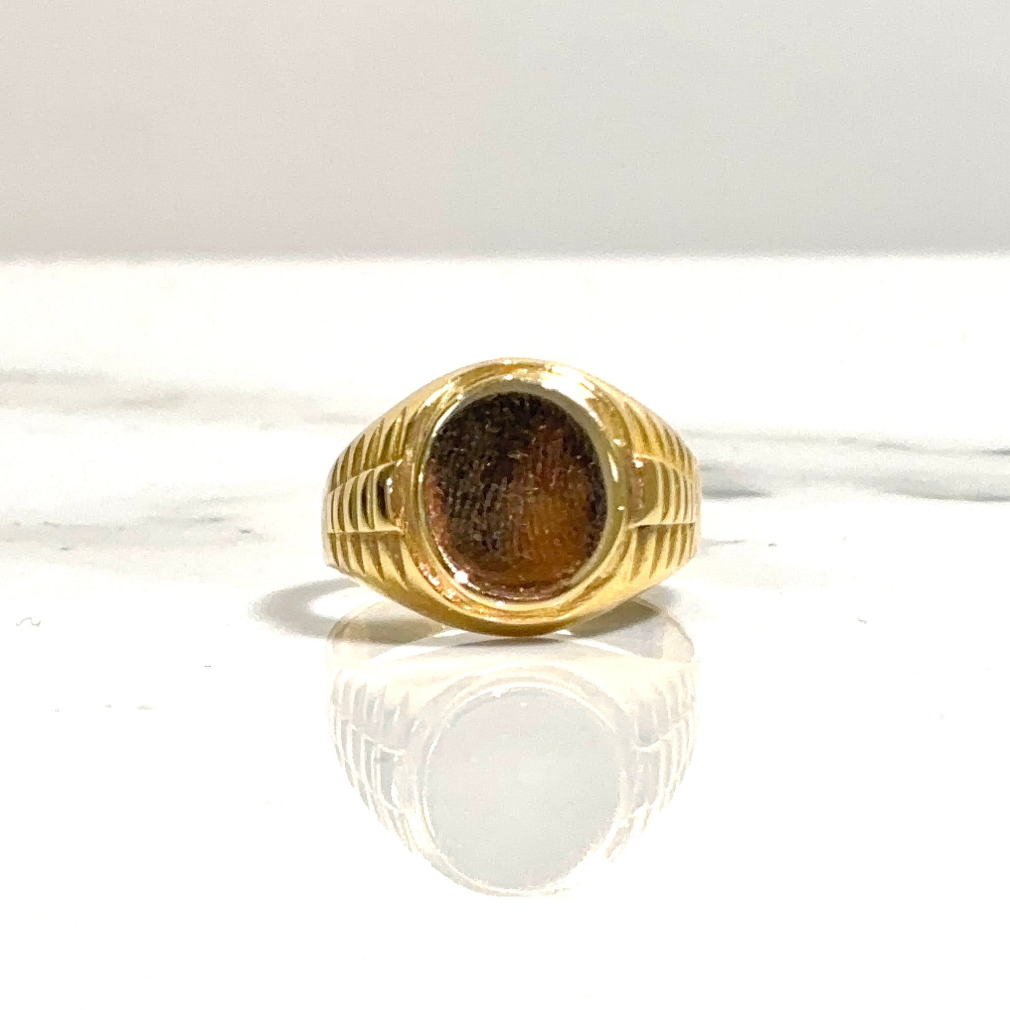 Elegant Shine Gold Ring - 14 carat gold 0075 - GRV2