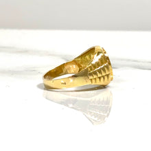 Elegant Shine Signet Ring - 14 carat gold 0075 - GRV2