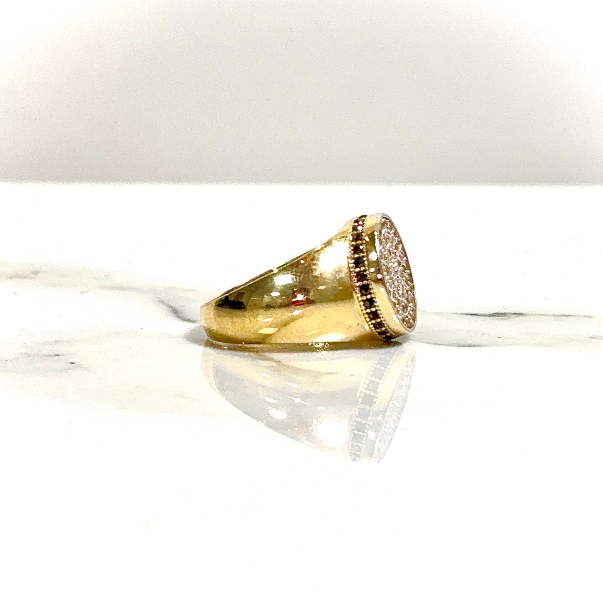 Deluxe Ring - 14 carat gold 0076 - GRV2