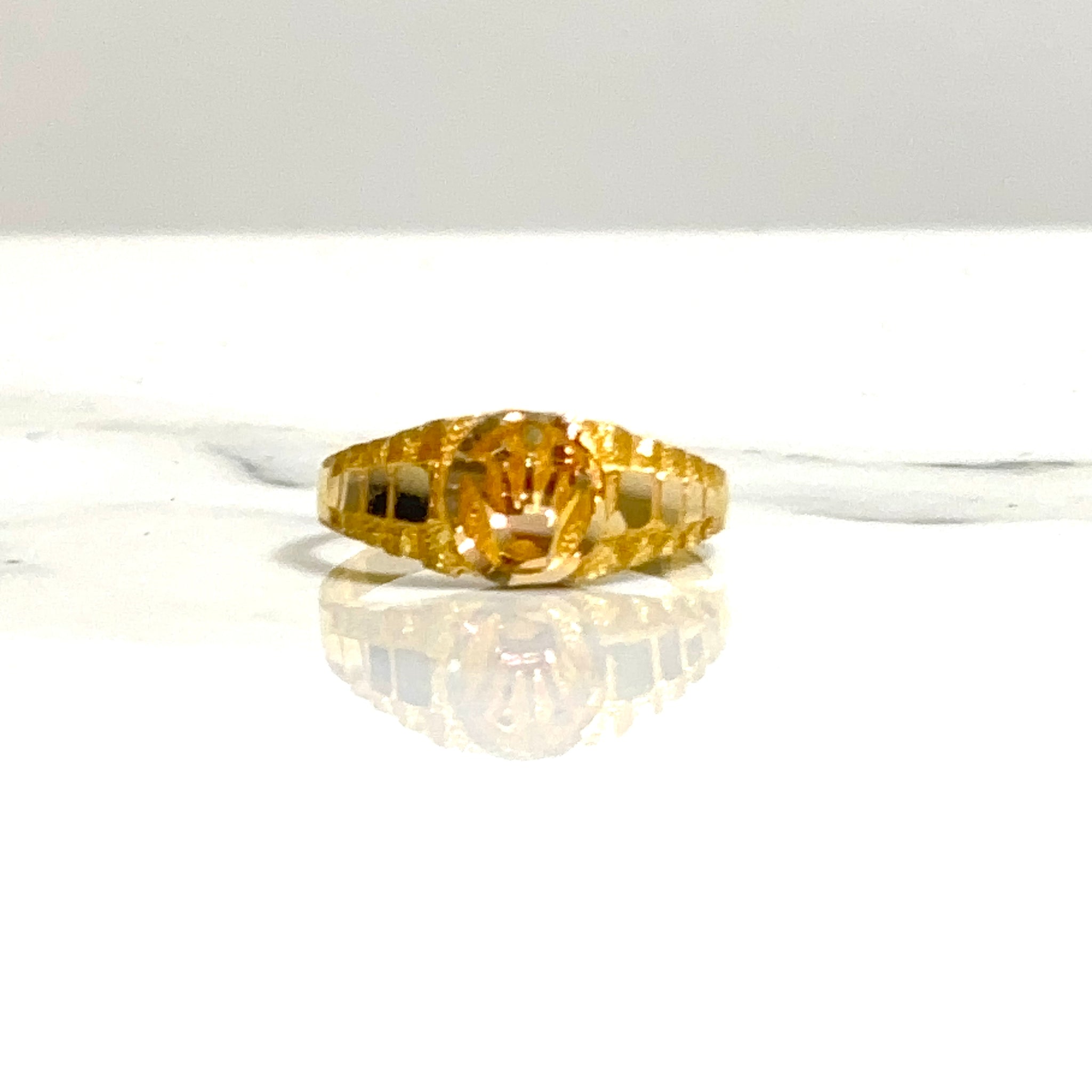 Crown Ring - 14 carat gold 0077 - GRV2