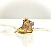 Lion Ring - 18 carat gold GRV2