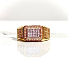 Iced Luxury Ring - 14 carat gold GRV2