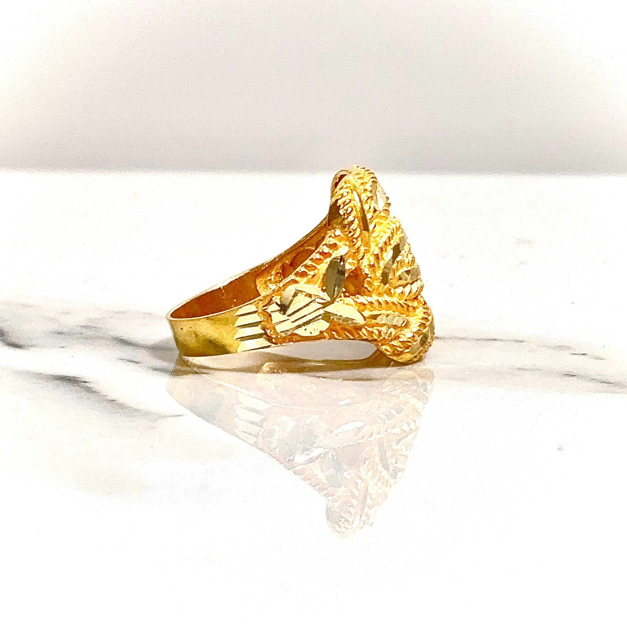Mattenklopper Ring Large - 18 carat gold 0088-2 GRV2
