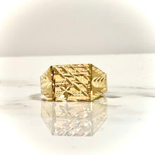 Diamond Cut Ring - 14 carat gold 0089 GRV2