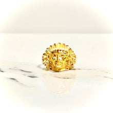 Indiana Face Ring - 14 carat gold 0091 GRV2