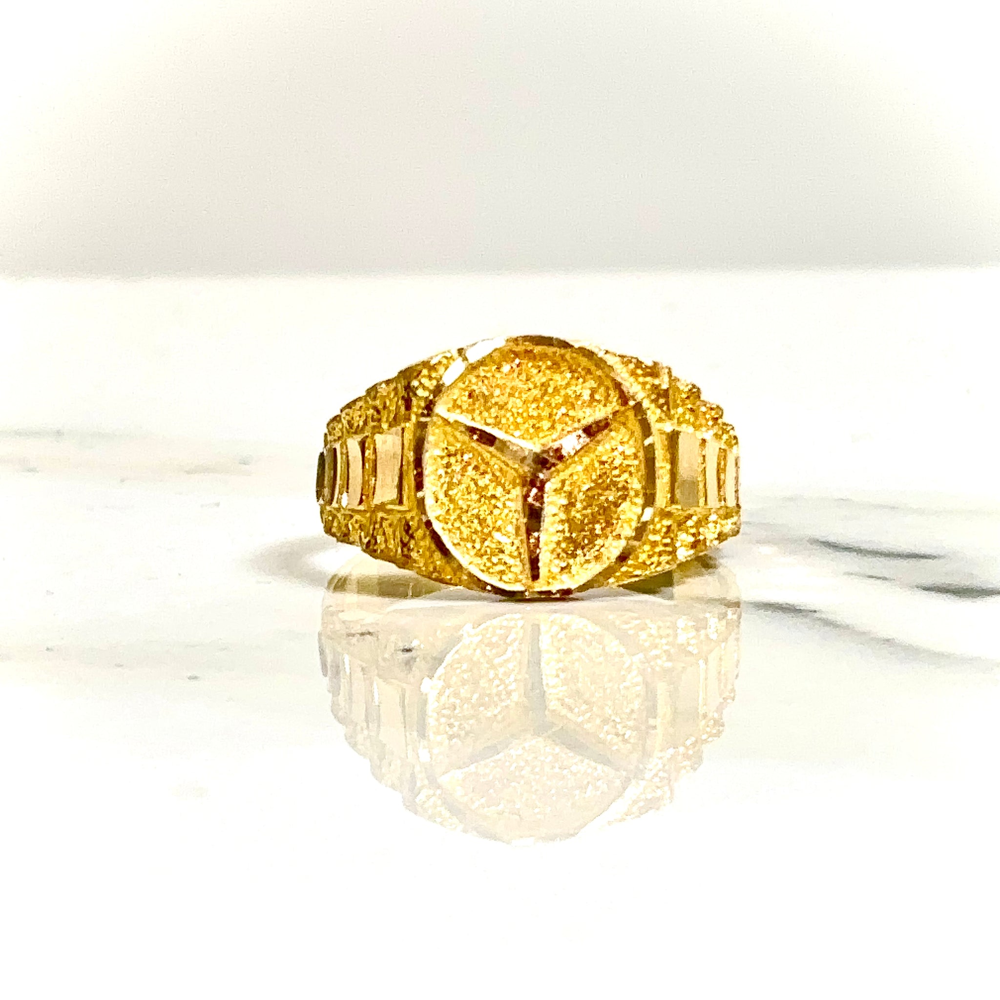 Star Ring - 14 carat gold 0092-2 GRV2