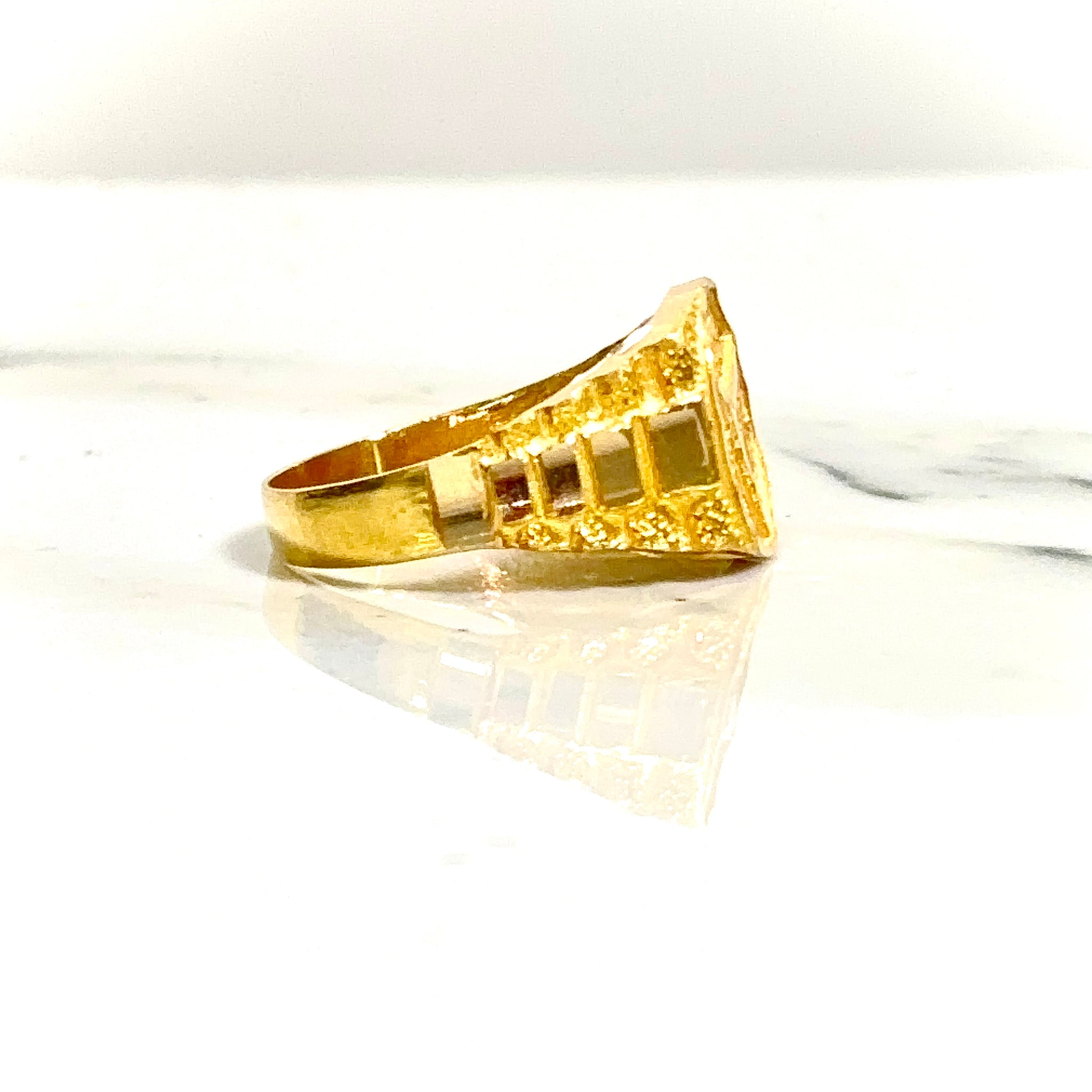 Star Ring - 14 carat gold 0092-2 GRV2