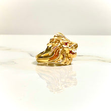 Lion Ring XL - 18 carat gold 00101 GRV2