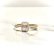 Baguette Ring - 14 carat gold 001010 LRV2