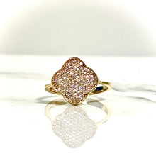 Four-Leaf Clover Ring - 14 carat gold 00116 LRV2