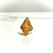 Flower Blossom Ring - 14 carat gold 00119