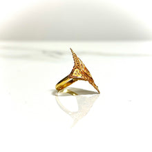 Flower Blossom Ring - 14 carat gold 00119