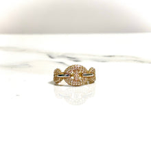 Coffee Bean Ring - 14 carat gold 00121 LRV2