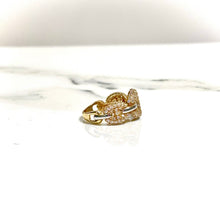 Coffee Bean Ring - 14 carat gold 00121 LRV2