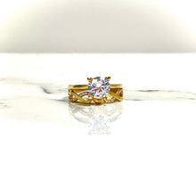 Elegant Link Ring - 14 carat gold 00125 LRV2