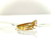 Elegant Link Ring - 14 carat gold 00125 LRV2