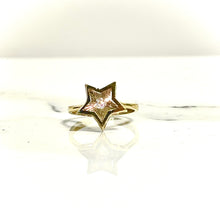 Star Ring - 14 carat gold 00131 LRV2