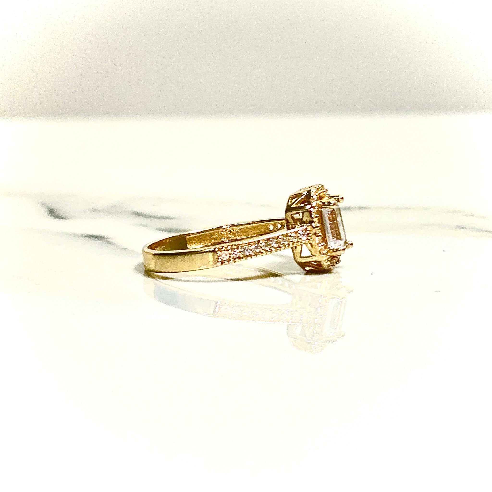 Baguette Ring - 14 carat gold 00134 LRV2