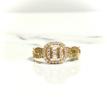Baguette Radiance Ring - 14 carat gold 00136 LRV2