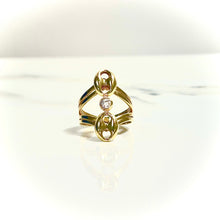 Coffee Bean Ring - 18 carat gold 00138 LRV2