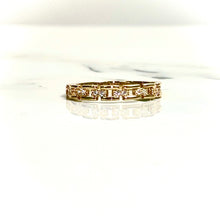 Geometric Sparkle Ring - 14 carat gold 00142 LRV2