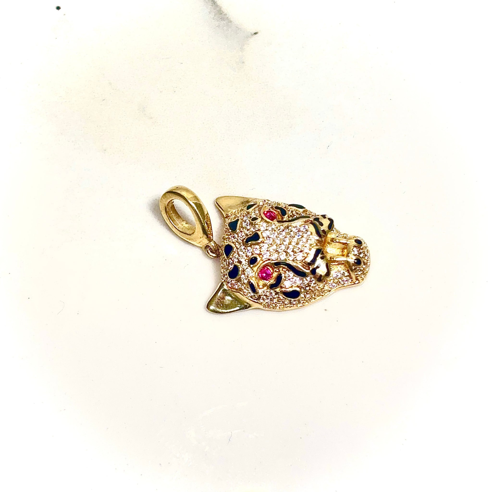 Golden Panther Pendant –  14 carat gold 00146 PV2