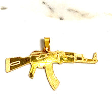 AK47 Pistol Pendant - 14 carat gold 00161 PV2