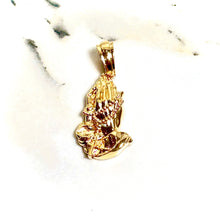Hand Elegant Pendant - 14 carat gold 00173 PV2