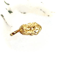 Jesus Face Small Pendant - 14 carat gold 00178 PV2