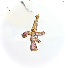 AK47 Pistol Pendant - 14 carat gold 00185 PV2