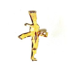 AK47 Pistol Pendant - 14 carat gold 00212 PV2