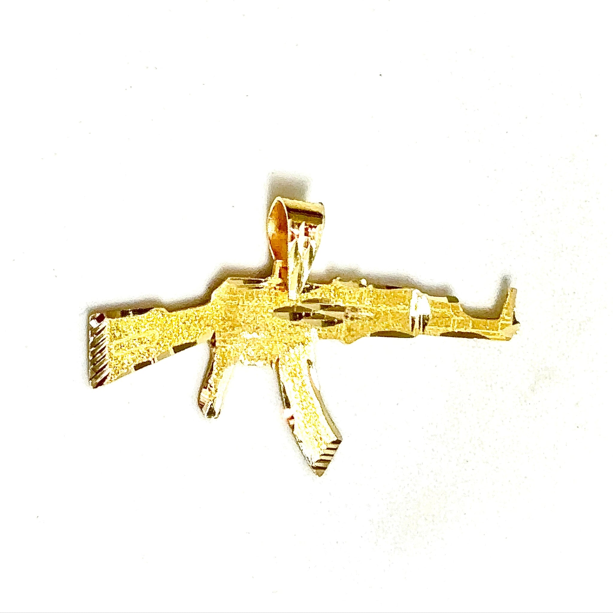AK47 Pistol Pendant - 14 carat gold 00212 PV2