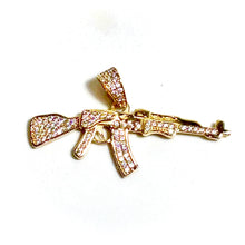 Ak47 Pistol Pendant - 14 carat gold 00214 PV2