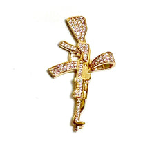 Ak47 Pistol Pendant - 14 carat gold 00214 PV2