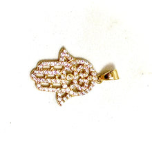Hamsa Hand Pendant - 14 carat gold 00208 PV2