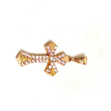Divine Light Cross Pendant - 14 carat gold PV2