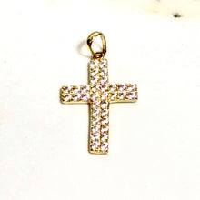 Jesus Cross Pendant - 14 carat gold 00208 PV2