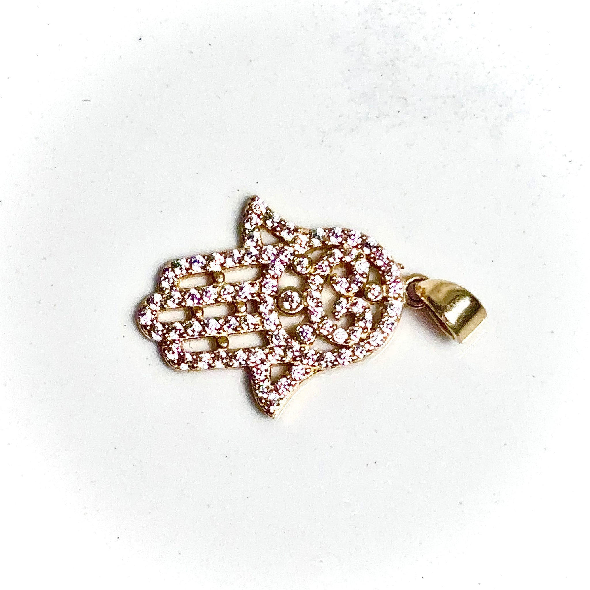 Hand Pendant Small - 14 carat gold PV2