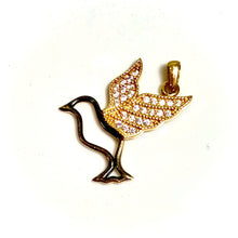 Graceful Bird Pendant - 14 carat gold PV2