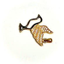 Graceful Bird Pendant - 14 carat gold PV2