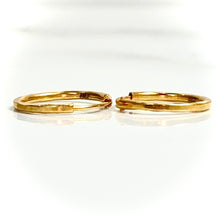 Classic Gold Hoop Earrings - 14 carat gold EARV2