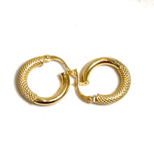 Eternal Circle Earring - 14 carat gold EARV2