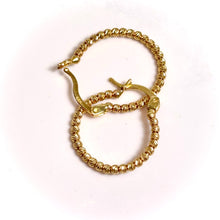 Mooncut Twist Earring - 14 carat gold EARV2