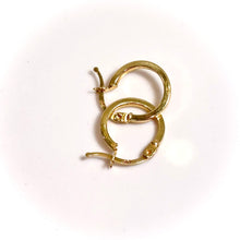 Classic Hinged Hoop Earrings - 14 carat gold EARV2