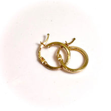 Classic Hinged Hoop Earrings - 14 carat gold EARV2