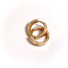 Elegant Gold Hoops Earring - 14 carat gold EARV2
